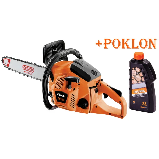 Villager motorna testera VGS 620S + POKLON Villager ulje za podmazivanje lanca Chainol 1l Villager motorna testera VGS 620S + POKLON Villager ulje za podmazivanje lanca Chainol 1l